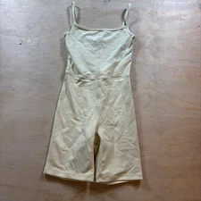 Wilfred Free Women's Pale Yellow Sleeveless Bodysuit and Shorts Size 2XS