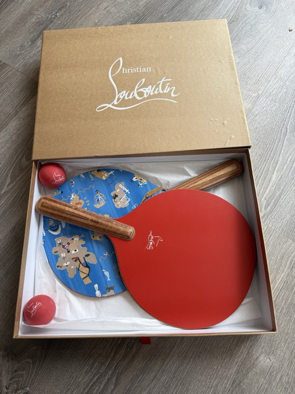 Raquette De Plage (Beach Racket) Christian Louboutin ￼