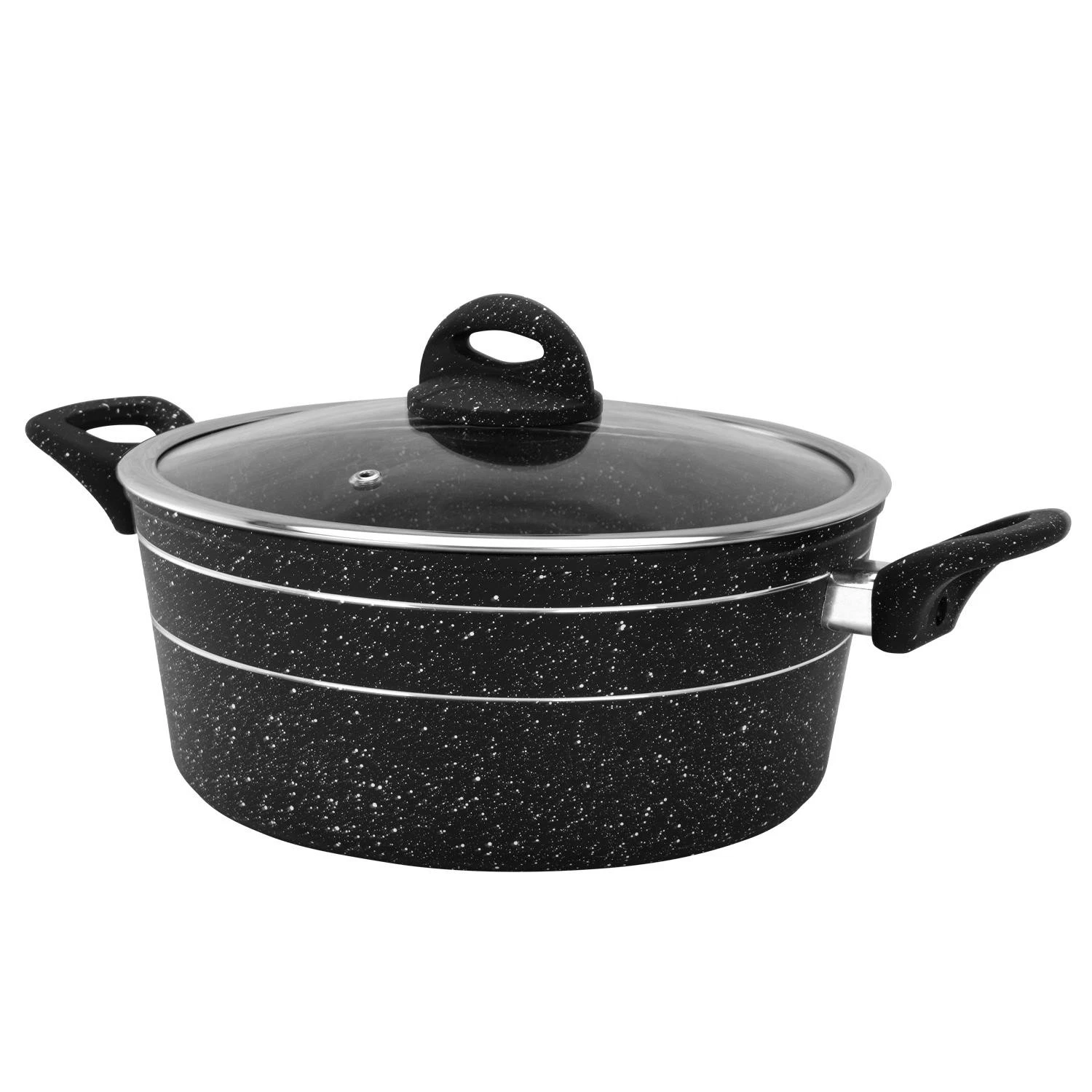 Casserole Dish Stockpot Non-Stick Cookware Soup Stew Pan with Lid 26Cm