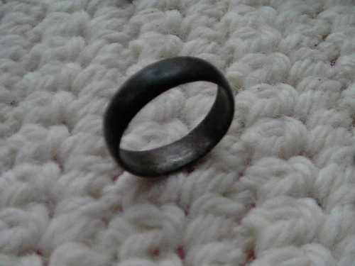 Dug Civil War brass wedding band ring crude cast? Richmond VA camps