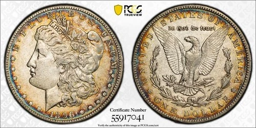 1896-S $1 Silver Morgan Dollar PCGS XF45 Toned #7041