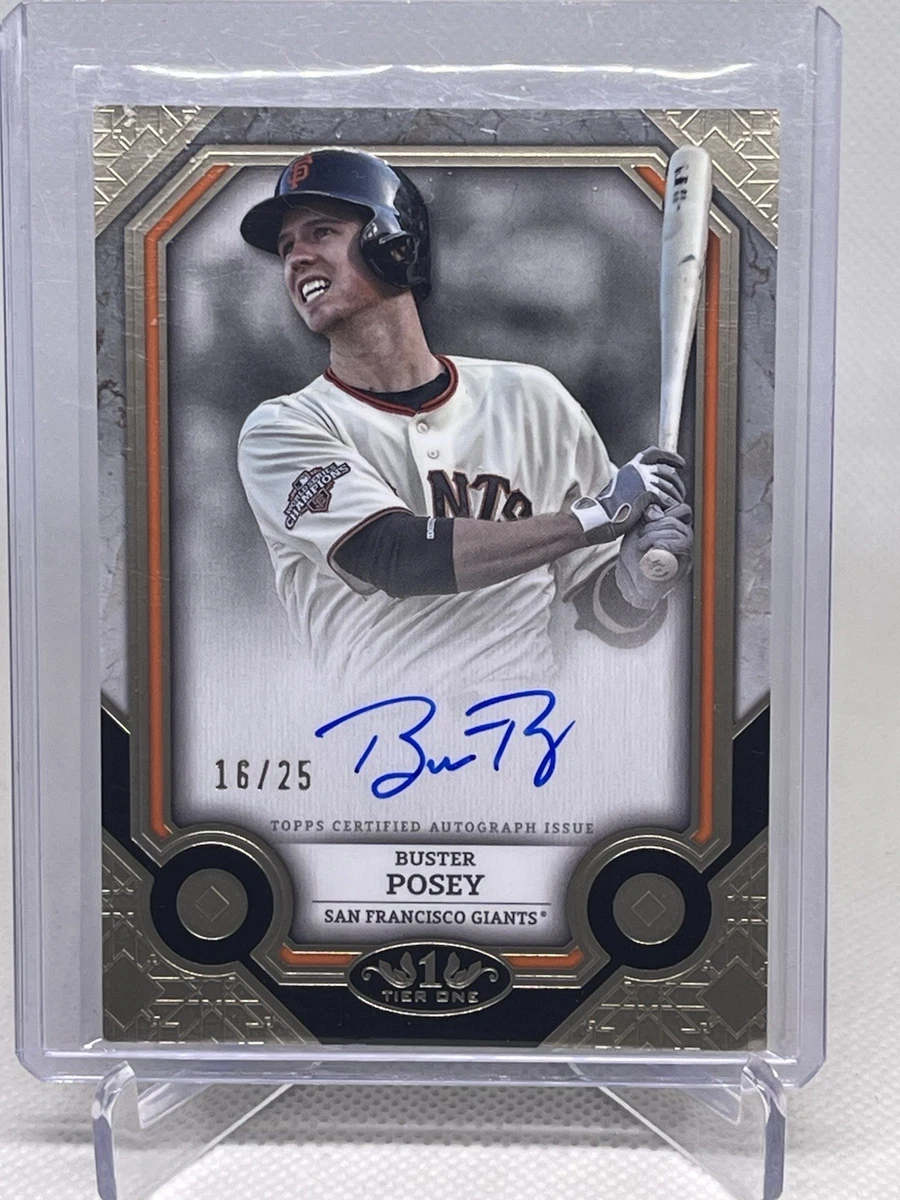 Topps Buster Posey Baseball Autographed Sports Trading Cards
