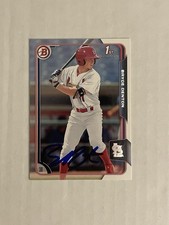 Bryce Denton SIGNED 2015 Bowman Draft 1st RC #109 IP AUTO D