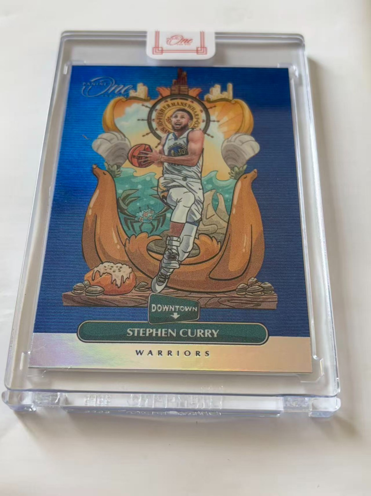 2020-21 Panini One and One Stephen Curry #7 Downtown