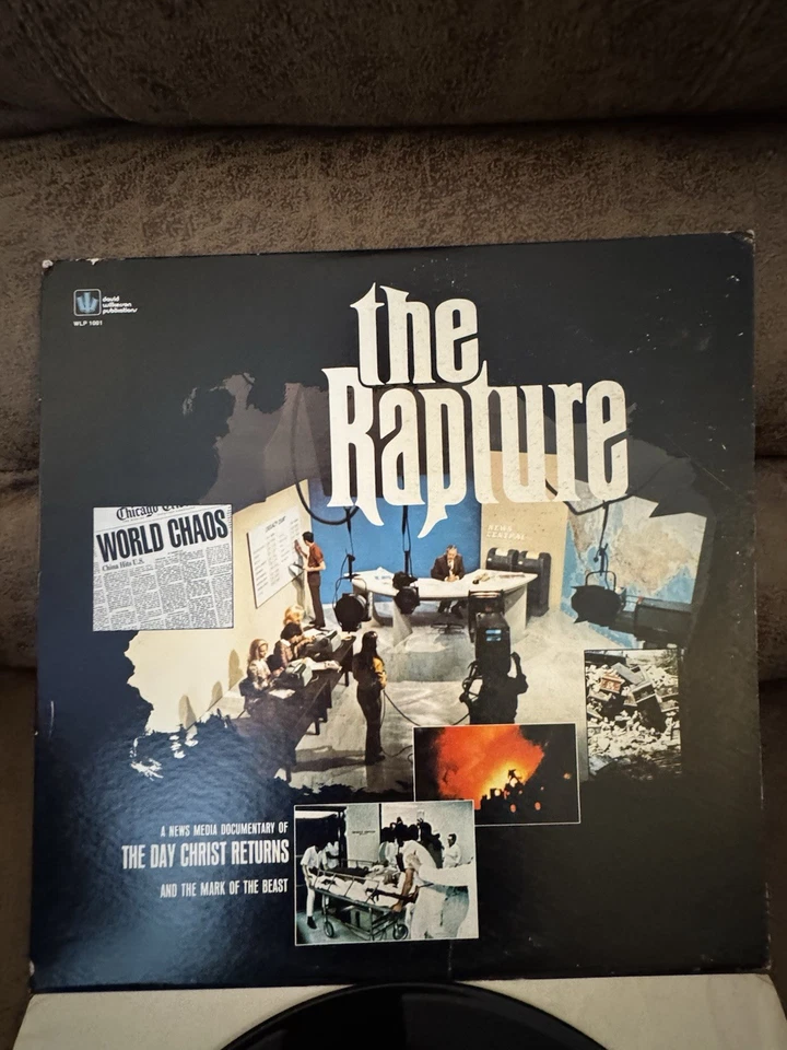 The Rapture LP David Wilkerson WLP 1001 Vinyl Christian Prophecy Mark of Beast Foto 2 de 4