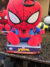 Spider-Man Marvel 6" Plush Bluetooth Speaker with Clip Bitty Boomers