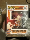 Dragonball Z Super Saiyan God Goku #24 Pop Vinyl Figure. Signed By Sean Schemmel