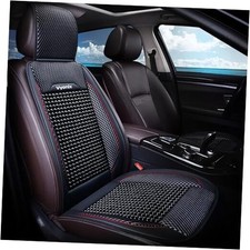 Beaded seat covers for cars - Breathable with Massage, Anti-Sweat, Royal Black