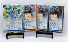 4X 2019 Topps Chrome Nick Ciuffo Autograph Auto Rookie RC Card Lot Orange/25
