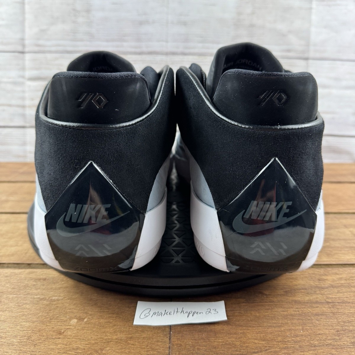 Nike Air Jordan 40 'Blue Suede' White Black HM9931-400 Men Size 15