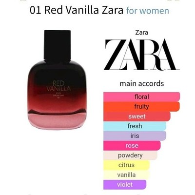❤️New Original Formula & Bottle Zara RED VANILLA EDT LancomeDupe
