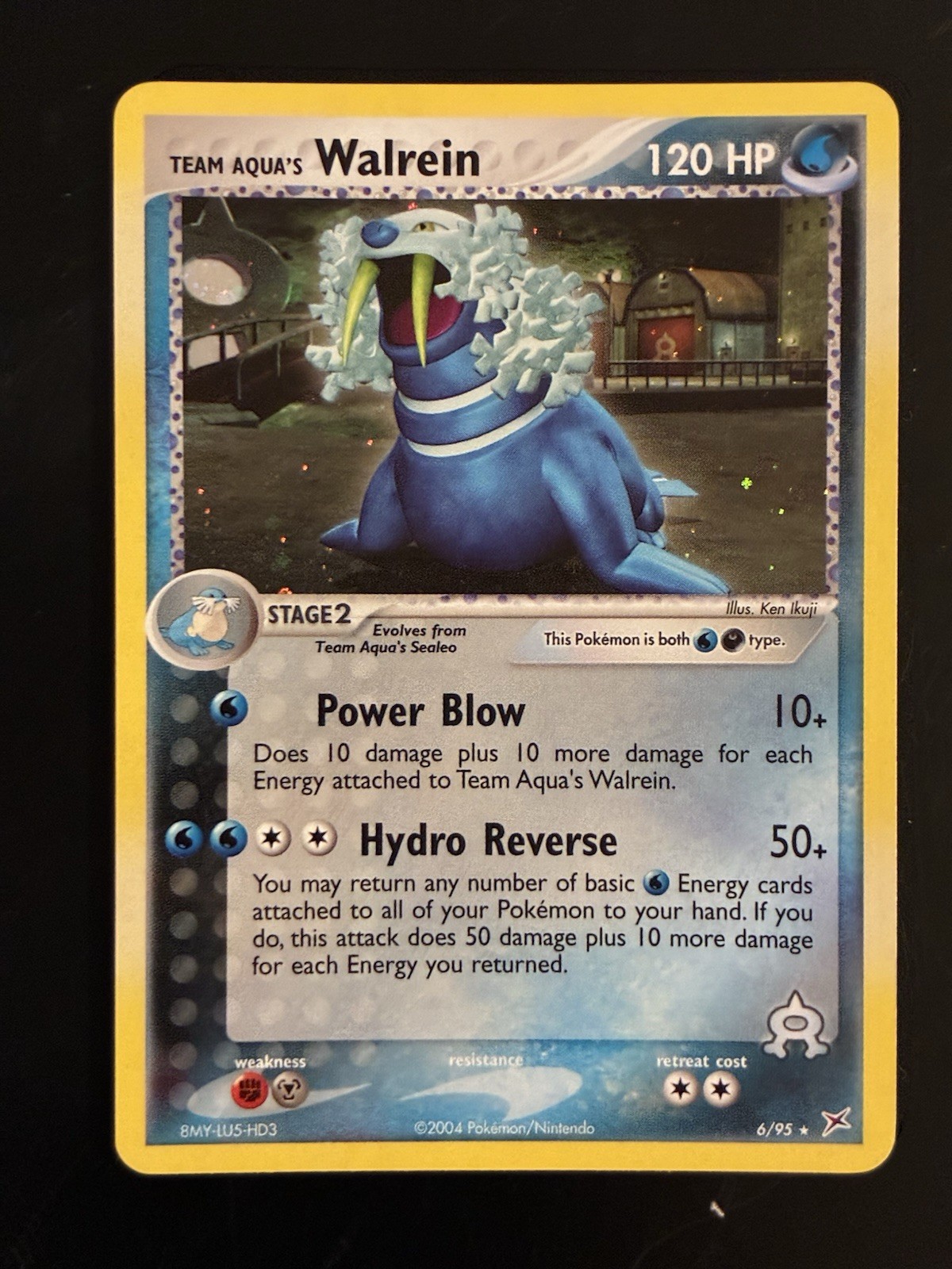 Team Aqua's Walrein 6/95 Team Magma vs Team Aqua Holo - NM