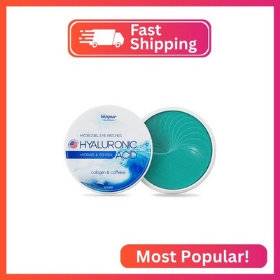 Under Eye Patches with Collagen, Caffeine & Hyaluronic Acid - Blue Eye Masks Mad