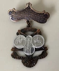 RARE 1900 Official Souvenir Badge G.A.R. Civil War Illinois Encampment , Chicago