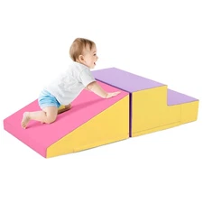 Step and Slide Climber for Infants and Toddlers Baby Soft Foam Structure Blocks