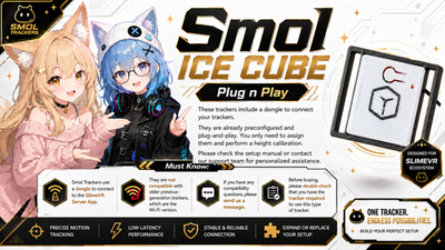 SlimeVR Compatible Full-Body Trackers 10-Pack | VRChat SteamVR FBT