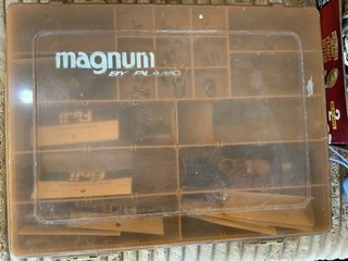 Plano Vintage Fishing Tackle Box Wiith FUGI Rod Guides And Misc More