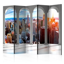 Paravent 5 Volets "Pillars & New York" 172x225cm