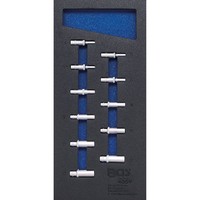 "Bgs Werkstattwageneinlage 1/3: SteckschlüSsel-EinsäTze Sechskant 6,3 Mm (1/4\") T"