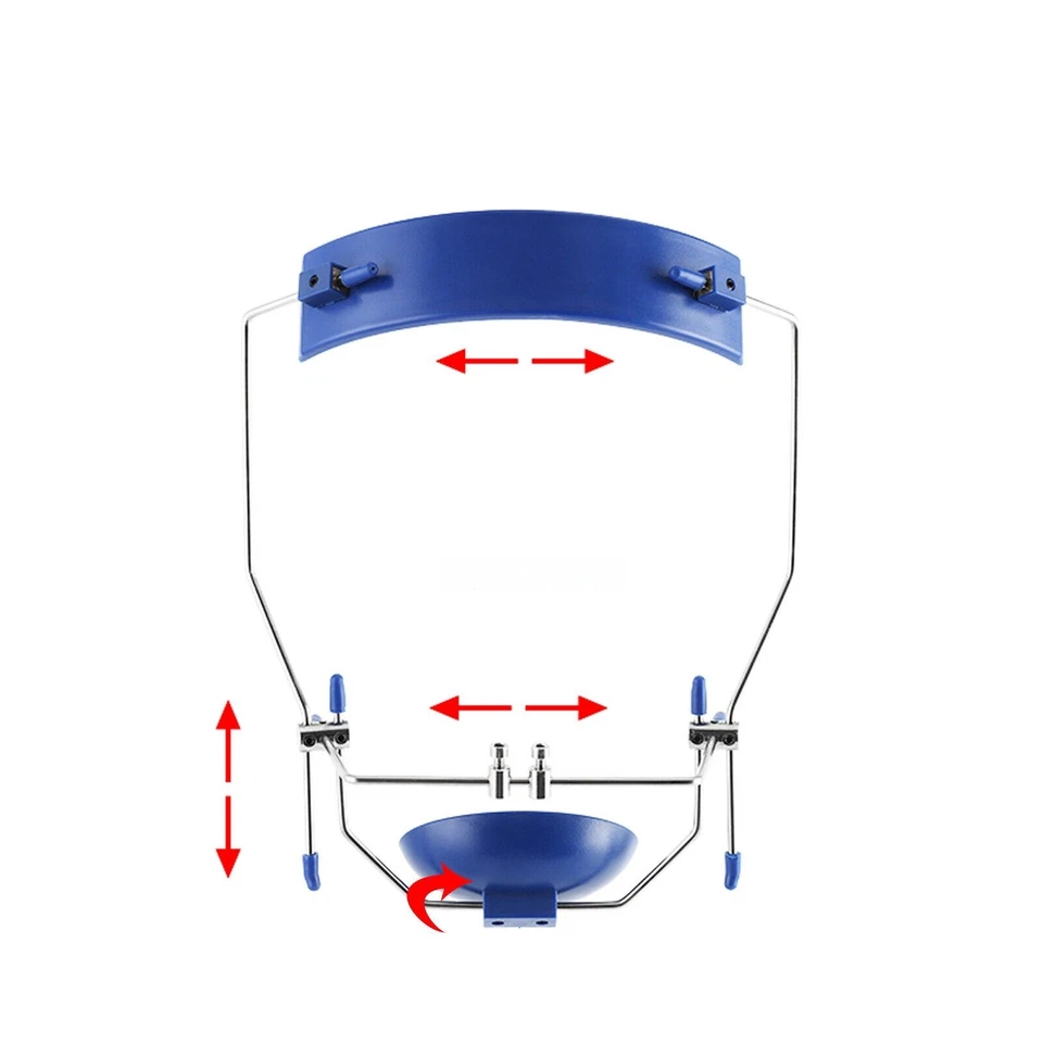 Dental Orthodontic Headgear Reverse-Pull Protraction Adjustable Blue Facemask - Image 3 of 4