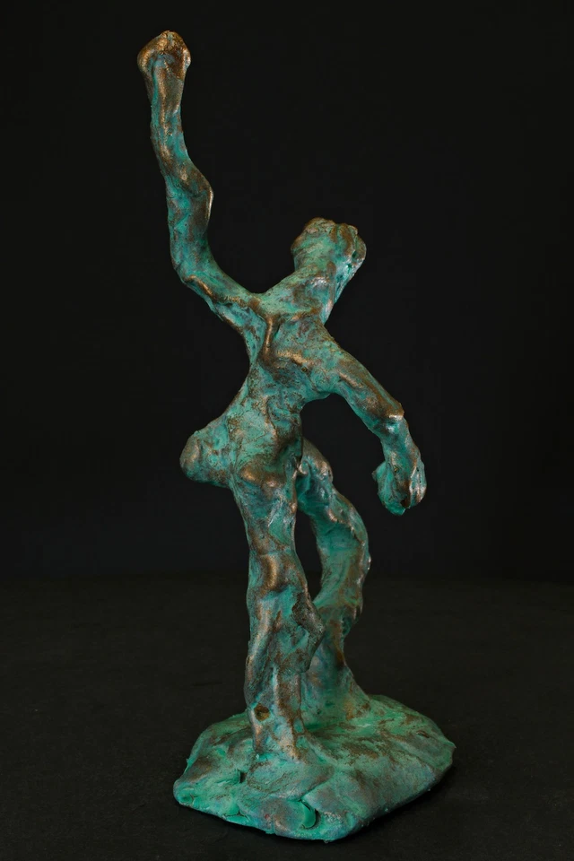 Skulptur Figurine Keramik Dämonen Dostojewski sign Prof em A Loeschner-Gornau - Bild 4 von 4