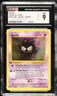 CGC 9 MINT Gastly 50/102 1st Edition Shadowless Base Set Pokemon Card