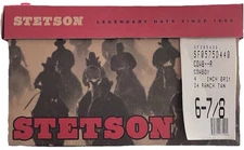 Vintage Stetson D4 Ranch Tan Sz 6 7/8 Western Cowboy Hat 4" Brim SF0575D440 5X