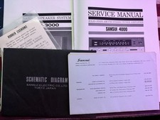 Sansui Model 4000 Receiver SP-3000 speaker Se...