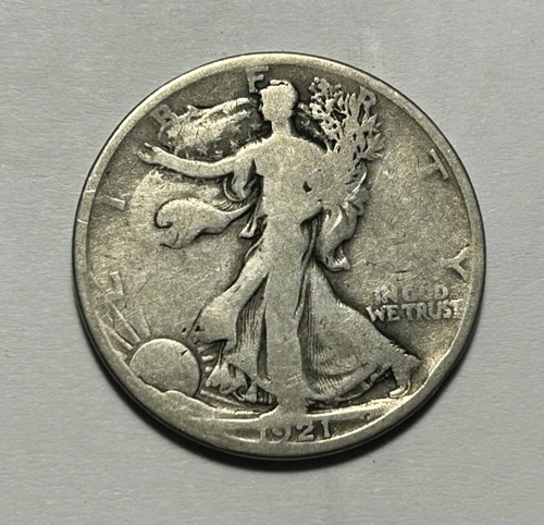 1921 D WALKING LIBERTY HALF DOLLAR GOOD