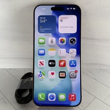Apple iPhone 16 Pro Max Desert 256GB AT T Only 96 Batt Health H249