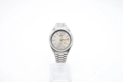 F Vintage Gents Seiko 5 Automatic Running 7S26-0480 Keeping Time 21 Jewels