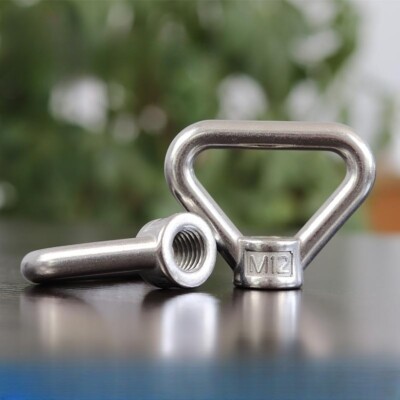 A2 Stainless Lifting Eye Nuts Triangle Shape Female Eye Nut M8M10M12M14M16M20M24