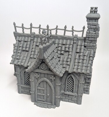 Medieval Cottage House Wargaming Terrain Dungeons and Dragons DnD