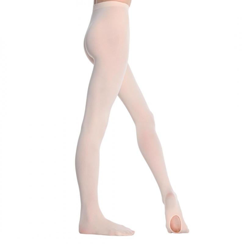 Medias convertibles con orificio - ¿Bailas? - P101 - blanco y negro