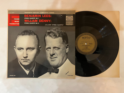 Benjamin Lees - String Quartet No. 1 / String Quartet No. 2 LP