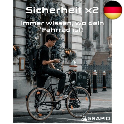 GRAPID Fahrradhalterung für Samsung SmartTag 2 Fahrrad Halterung – Universeller - Bild 6 von 6