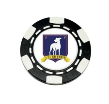Ted Lasso AFC Richmond Soccer Logo Poker Chip Golf Ball Marker Card Guard