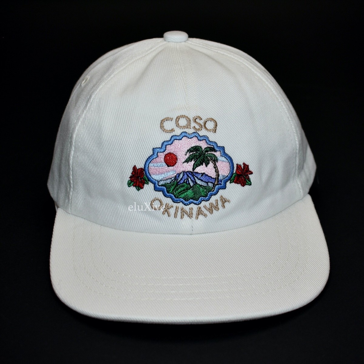 NWT $145 Casablanca Casa Okinawa Logo Hat Cap White Men
