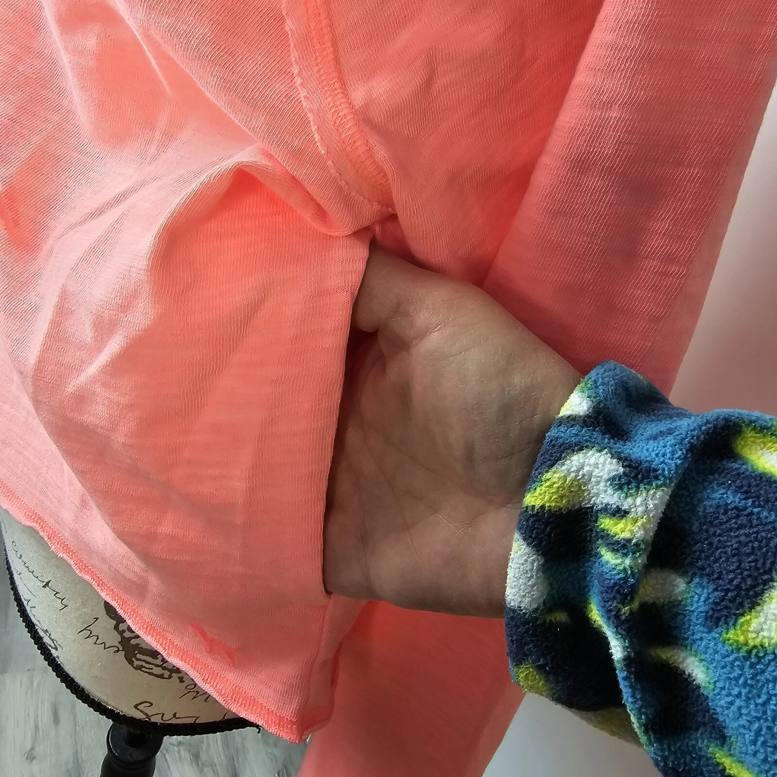 UNDERCOVER Felpa con cappuccio Victoria’s Secret ROSA Lounge cotone zip corallo flash taglia S nuova con etichette