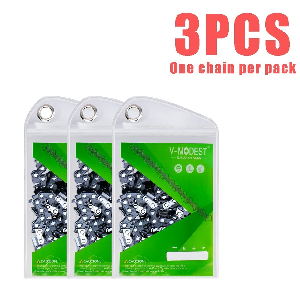 20 Inch Chainsaw Chains 81 Drive Links .325" Pitch .063" Gauge Fit ...