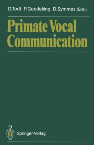 Thumbnail - Primate Vocal Communication 2312