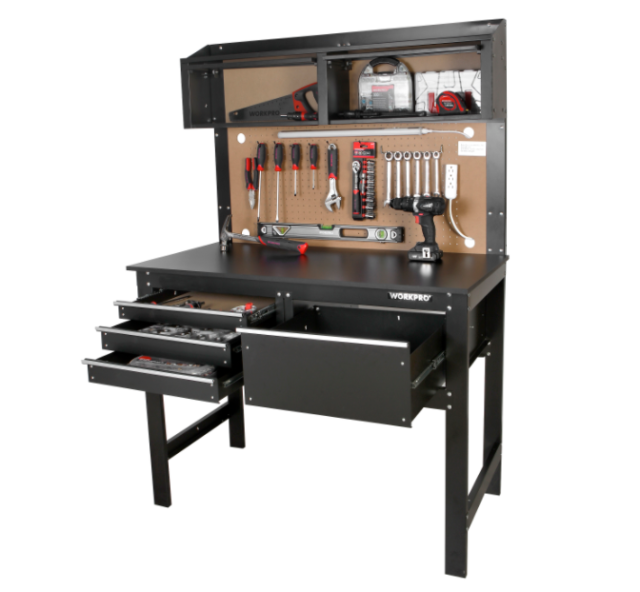 Work Pro Red Workbench Workpro 6713 Workbench and Cabinet Combo for sale online | eBay