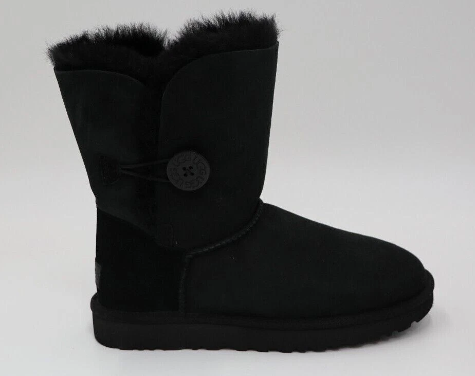 UGG Australia Bailey Button Black Boots for Women for sale - eBay