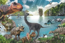 Dinosaurs - Poster (Many Different Dinos - T-Rex, Velociraptor, Triceratops...)