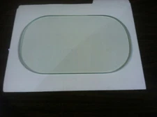TEMPERED OVAL GLASS 10" L X 6" W X 1/4" THICK  INDUSTRIAL GRADE
