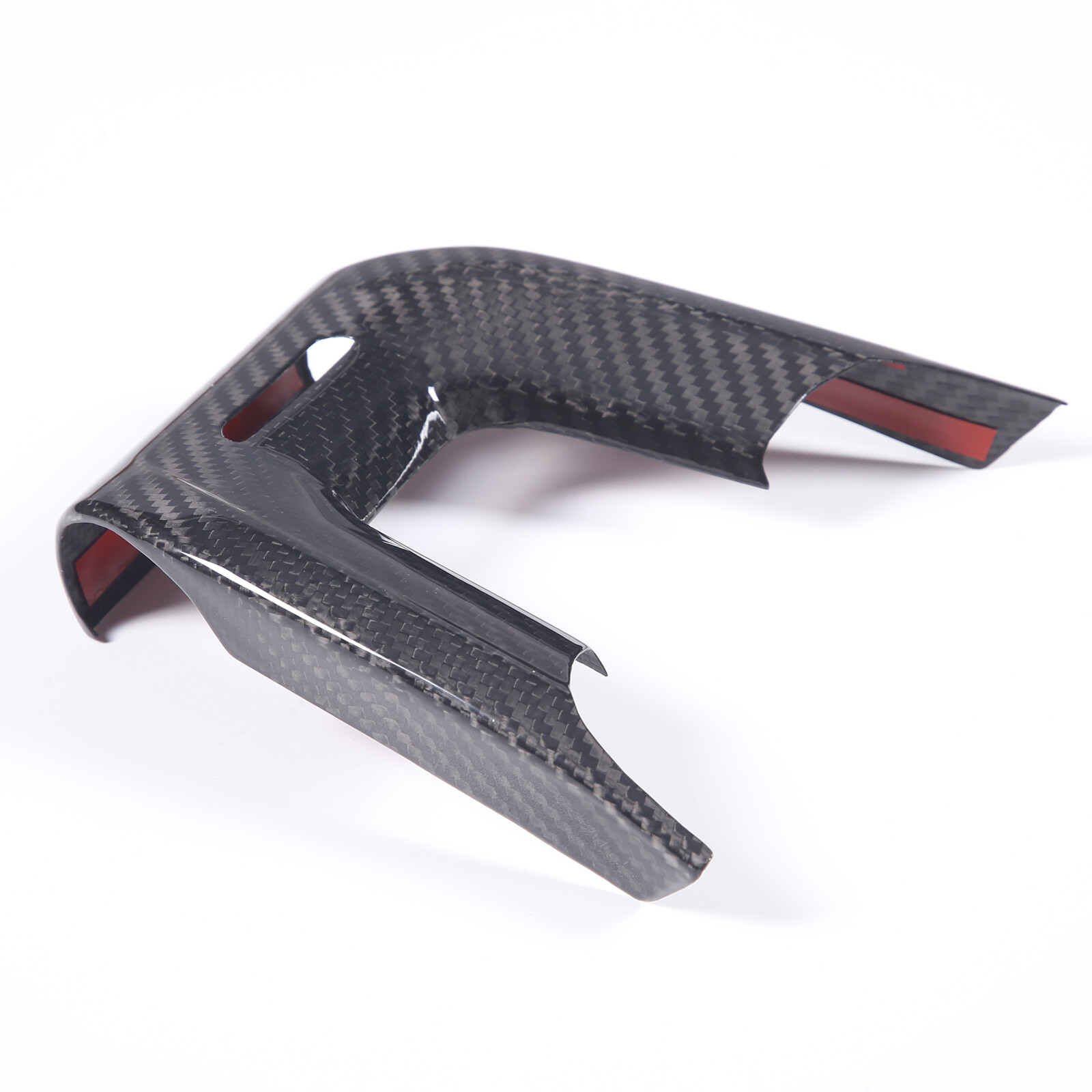 Real Carbon Fiber Steering Wheel U-shaped Cover For Lamborghini URUS 2018-2021