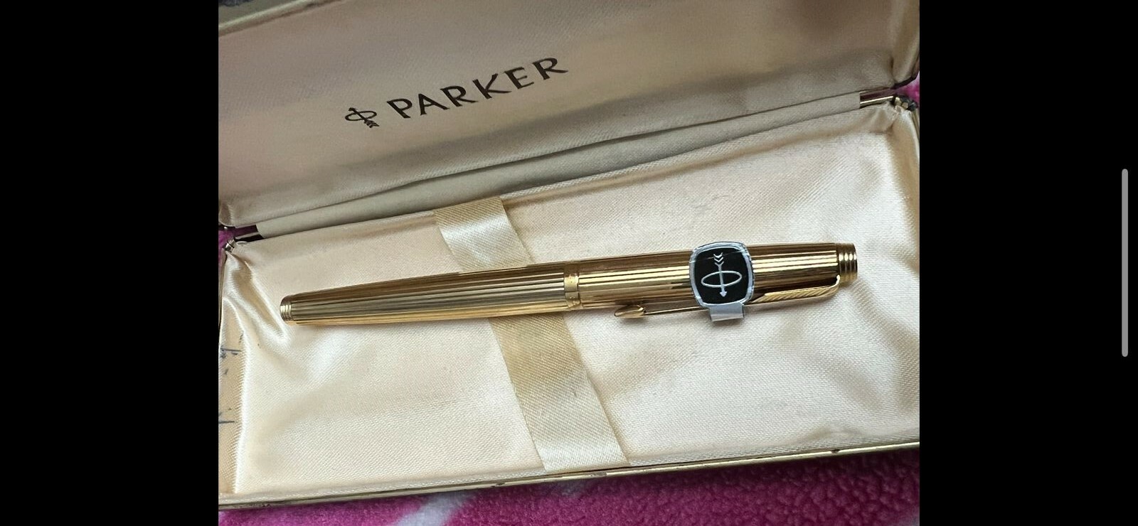 PARKER 75 FP GOLD GORDON GOLD PLATED BOX NEW