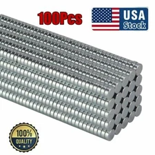 100Pcs 8X3mm Super Strong Round Disc Magnets Rare-Earth Neodymium Magnet US