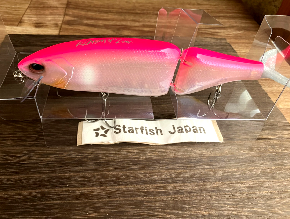 DRT Klash 9 Hasegawa Pink Color 4oz Low Float Swimbait Fishing