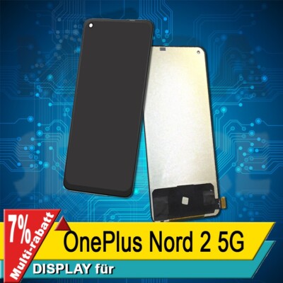Display Für OnePlus Nord 2 5G Komplettes Bildschirm Lcd  INCELL Schwarz